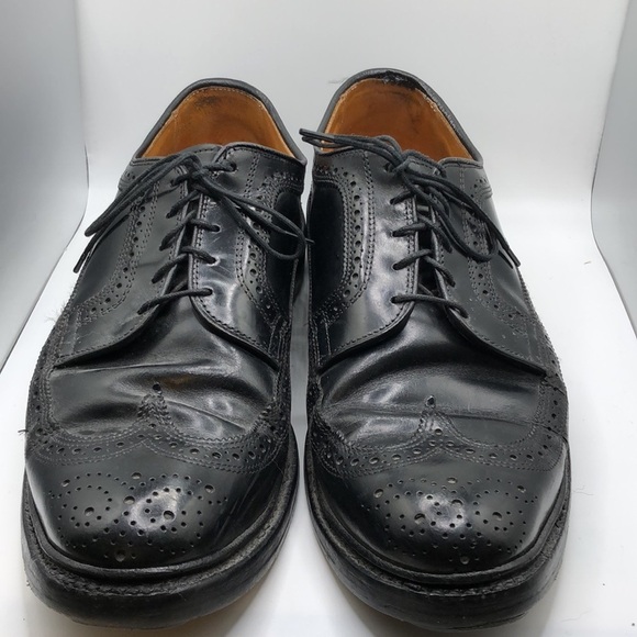 Allen Edmonds MacNeil Dress Shoes Wingtip Leather Black Discontinued Mens 8.5D main image 7
